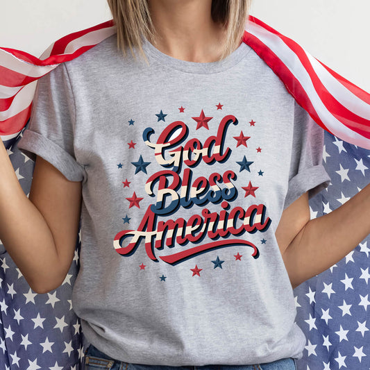 God Bless America - DTF Transfer Ready To Press