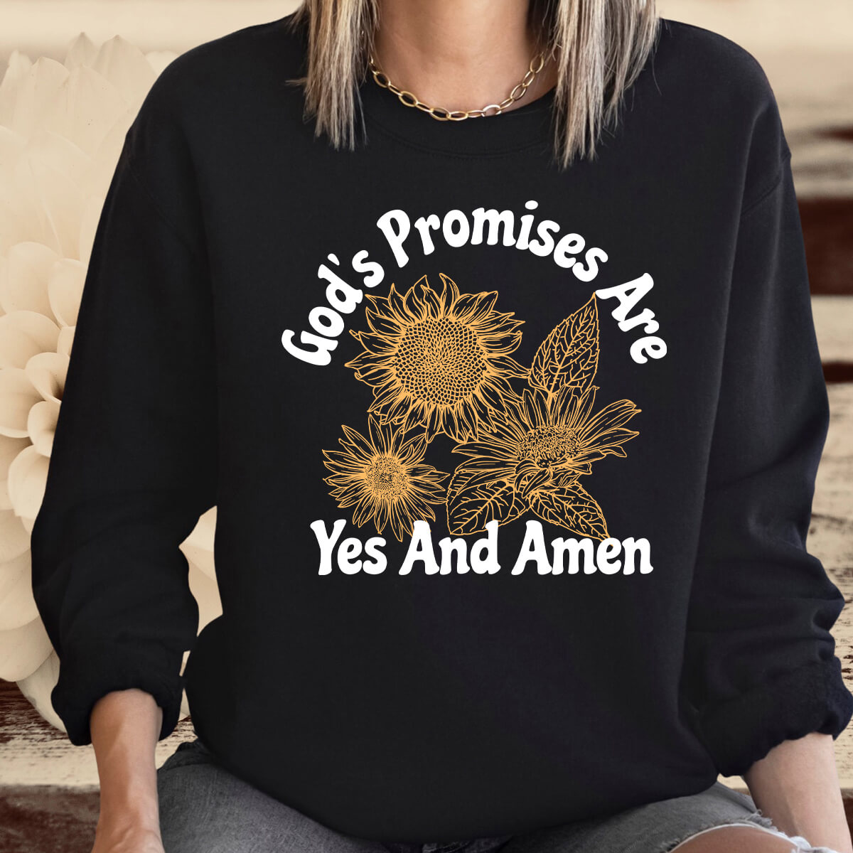 God's Promises Are Yes And Amen - DTF Transfer Ready To Press