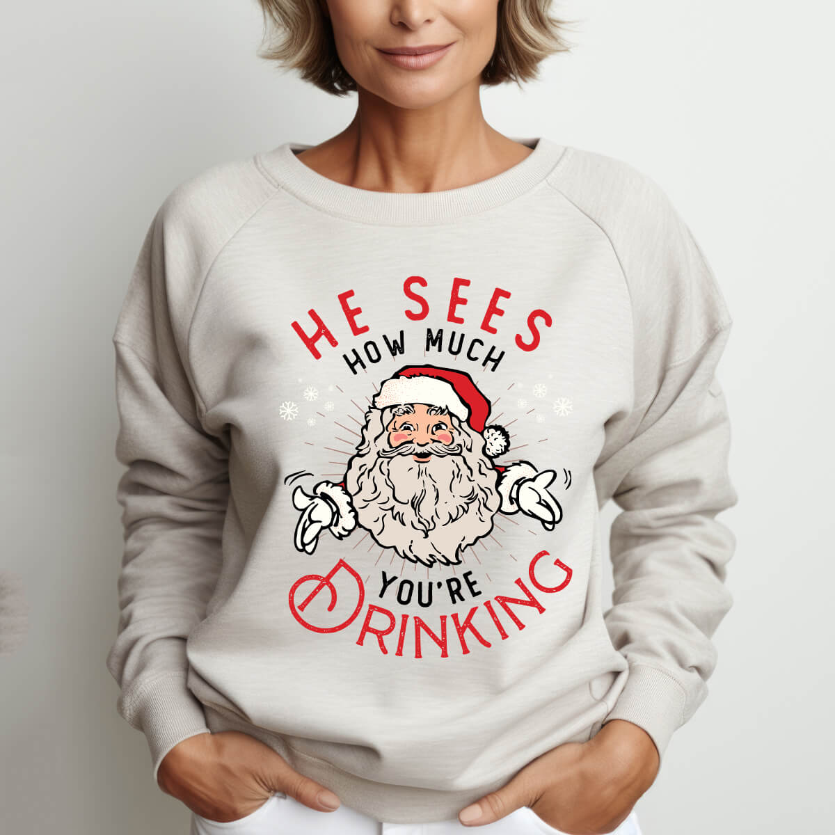 He Sees How Much You're Drinking - DTF Transfer Ready To Press