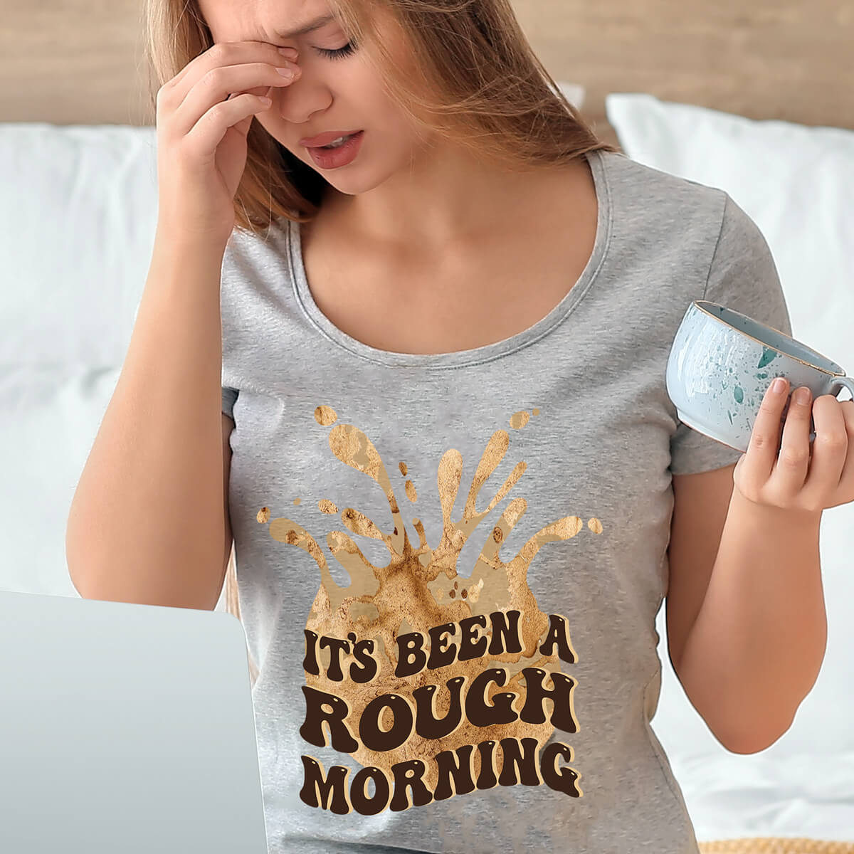 It's Been A Rough Morning - DTF Transfer Ready To Press