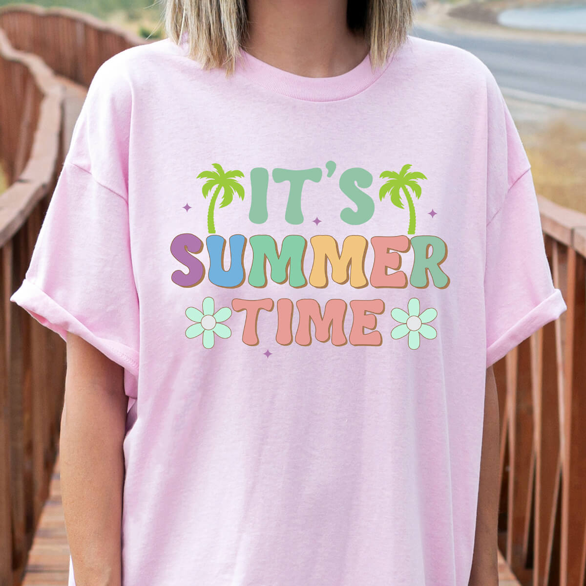 It's Summer Time-DTF Transfer Ready To Press