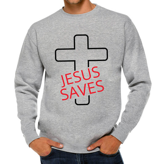 Jesus Saves Cross - DTF Transfer Ready To Press