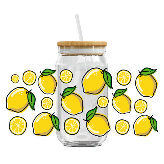 UV DTF Cup Wraps - Lemons On Lemons