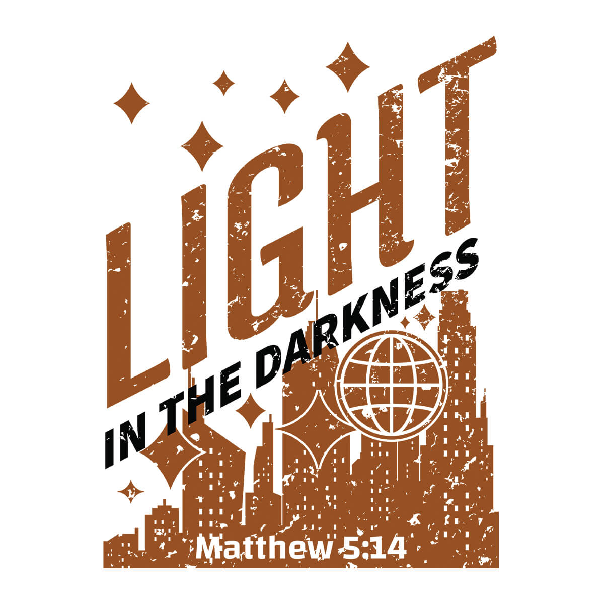 Light In The Darkness - DTF Transfer Ready To Press