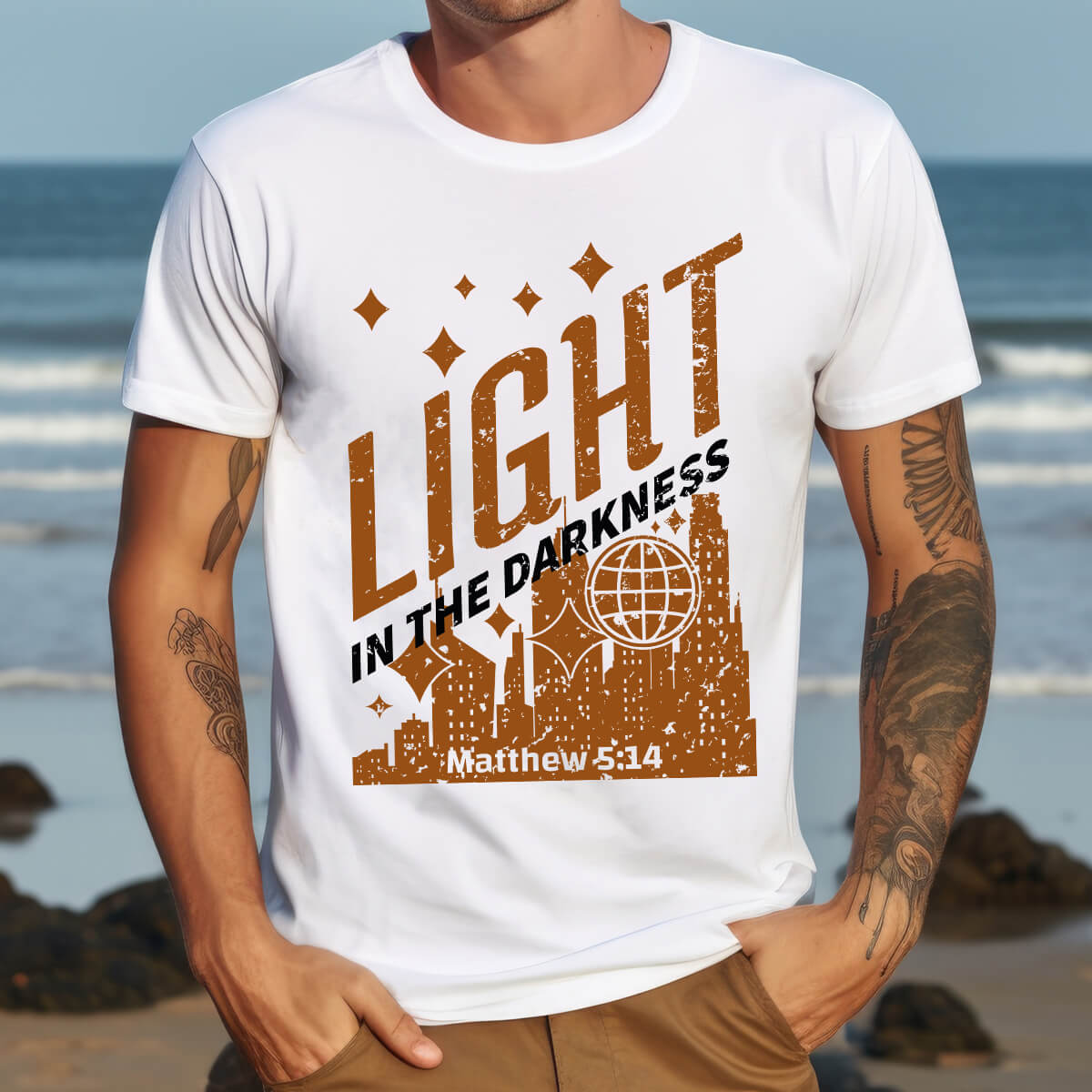 Light In The Darkness - DTF Transfer Ready To Press