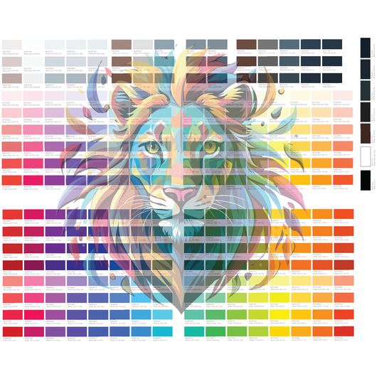 Lion DTF Color Matching Guide