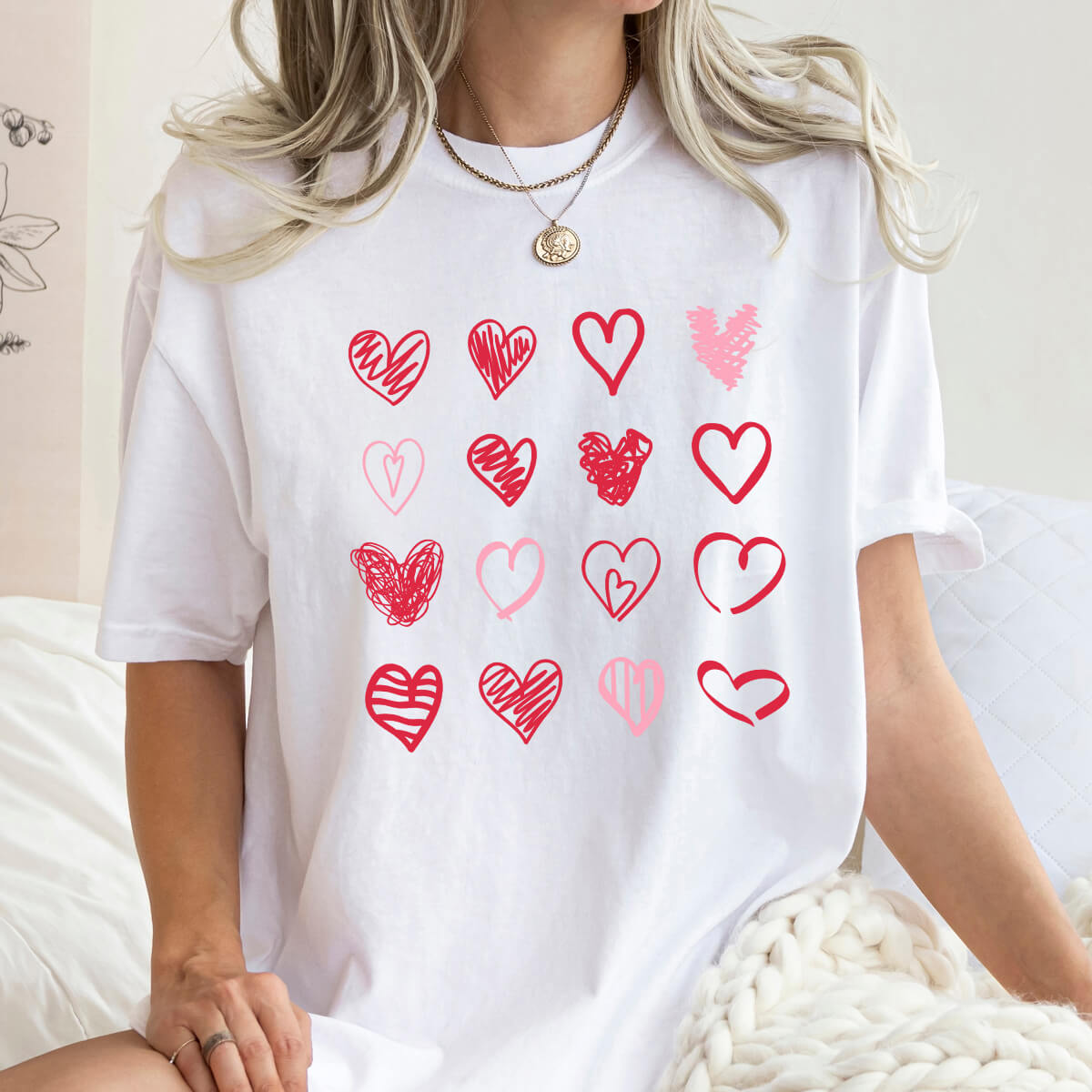 Little Hearts Of Love - DTF Transfer Ready To Press