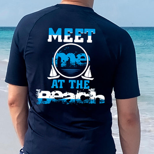 Meet Me At The Beach - DTF Transfer Ready To Press