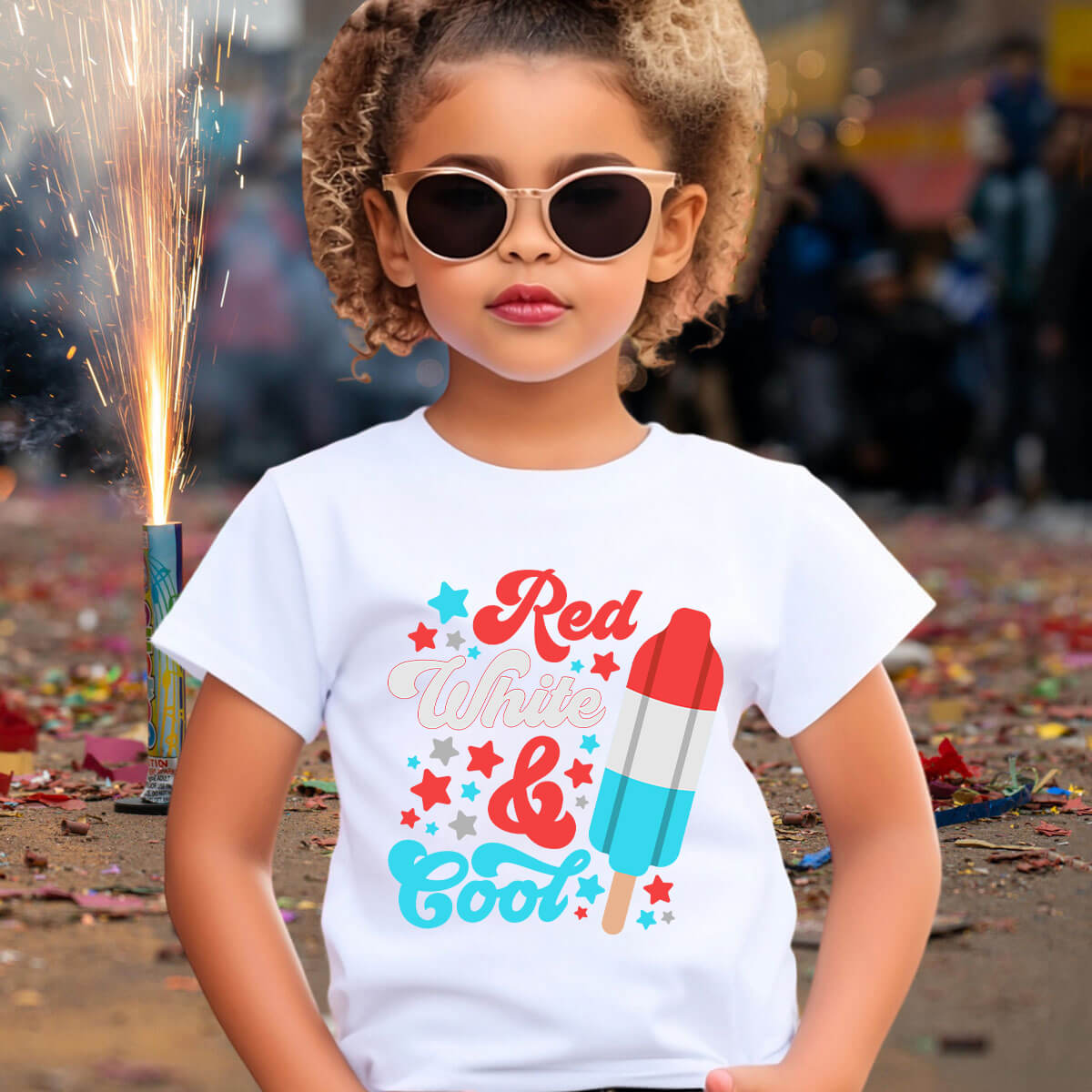 Red White And Cool - DTF Transfer Ready To Press