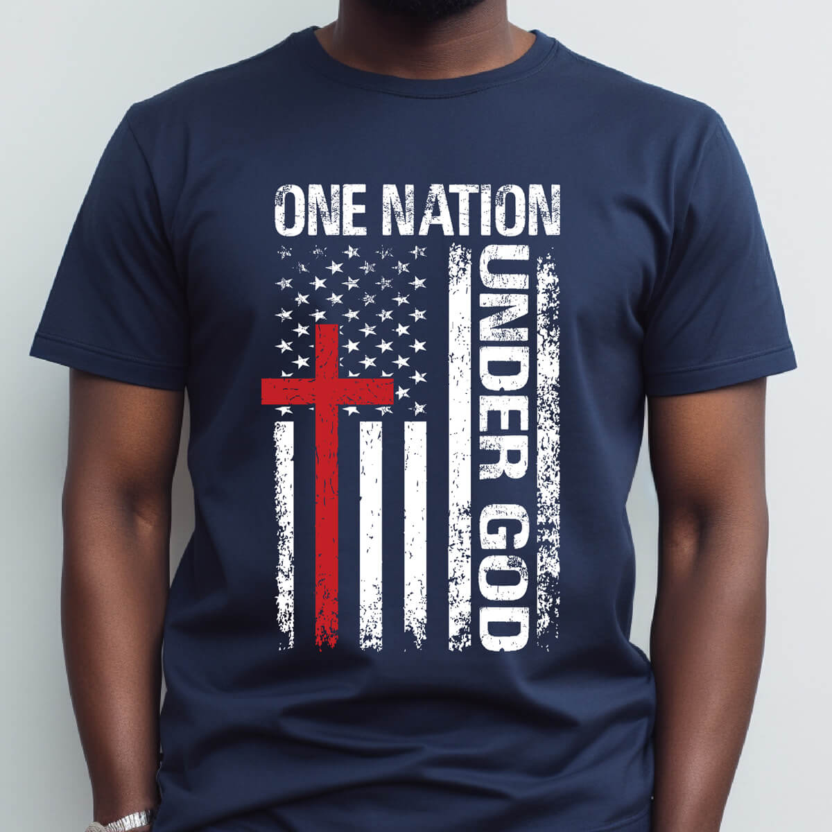 One Nation Under God - DTF Transfer Ready To Press