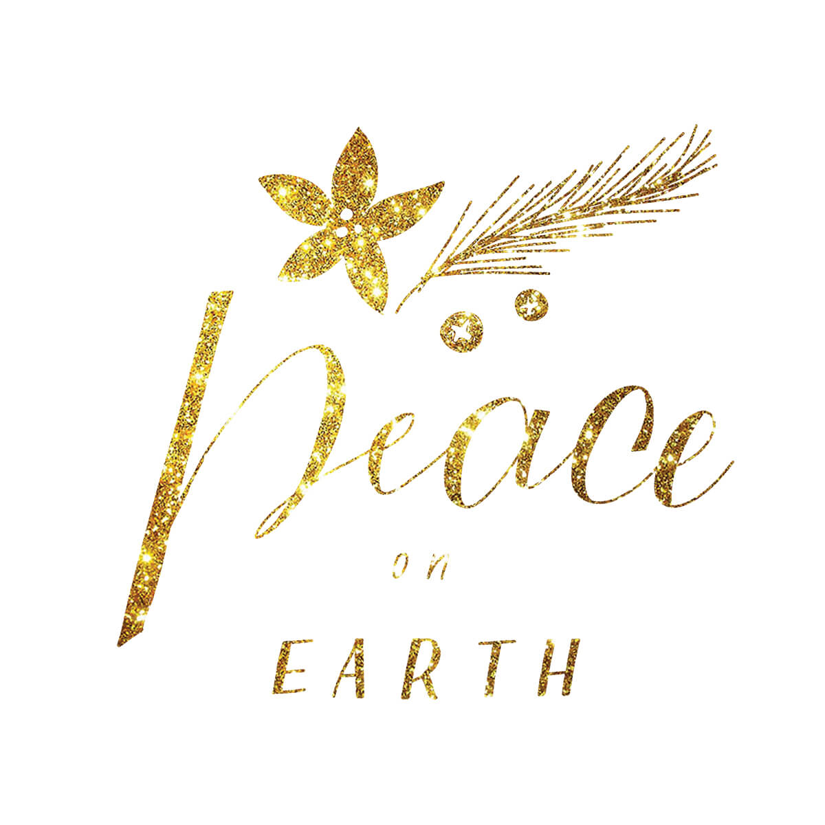 Peace On Earth - DTF Transfer Ready To Press