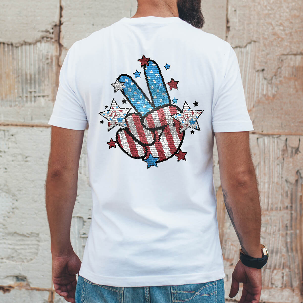 Peace - DTF Transfer Ready To Press