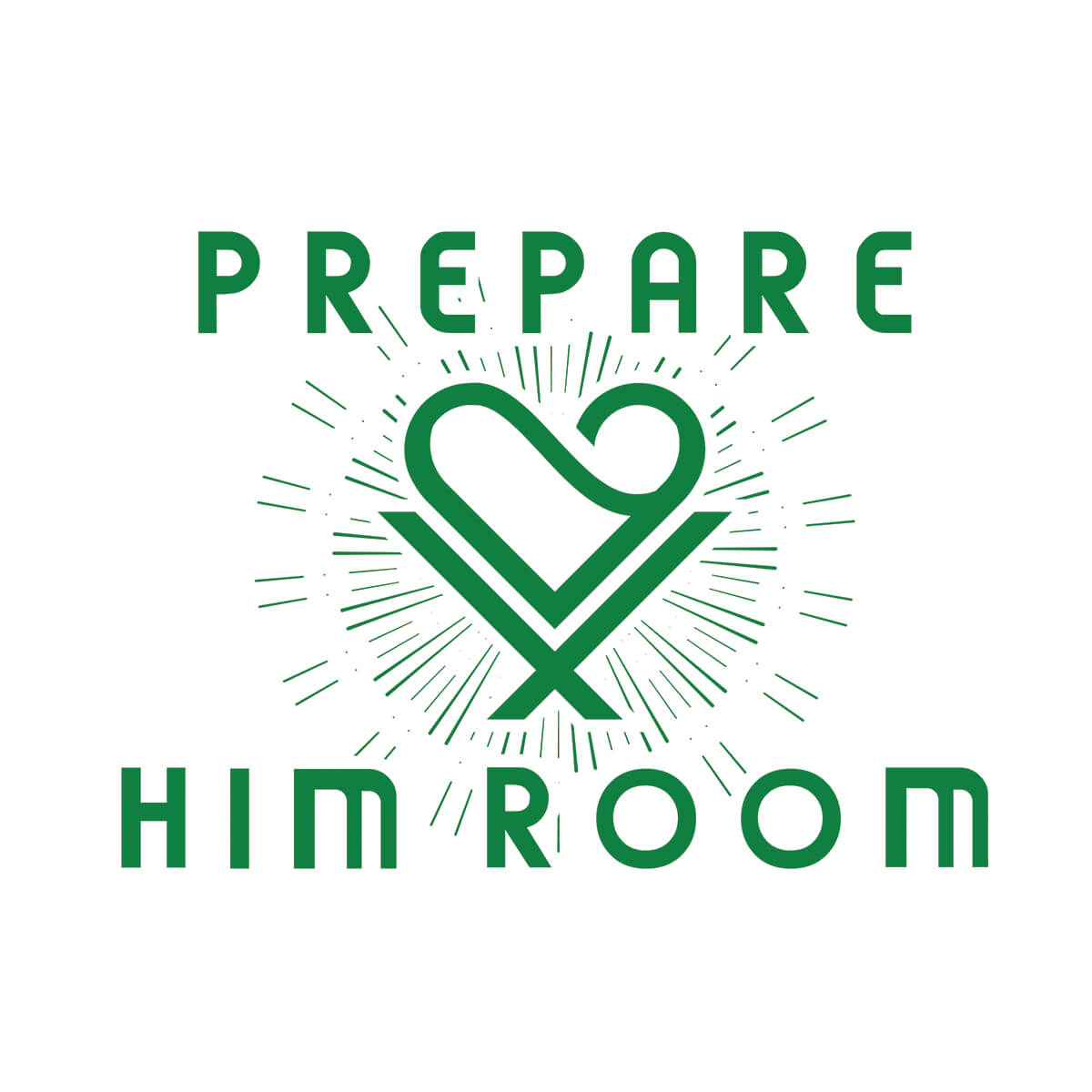 Prepare Him Room - DTF Transfer Ready To Press