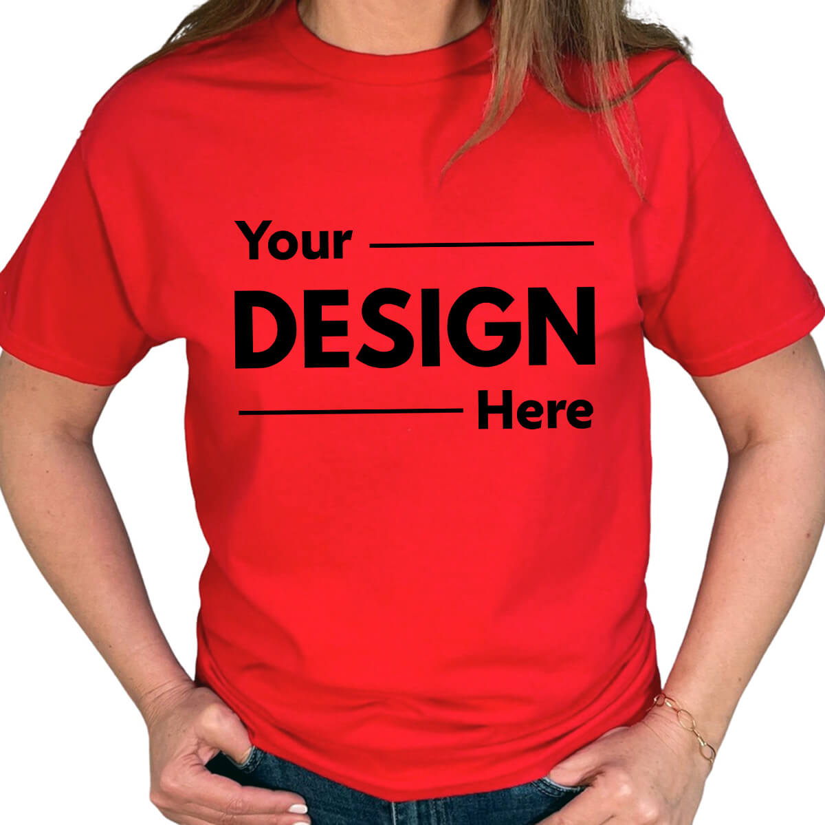 Custom Printed Unisex T Shirt (Full Service - Print, Press, & Shipped)