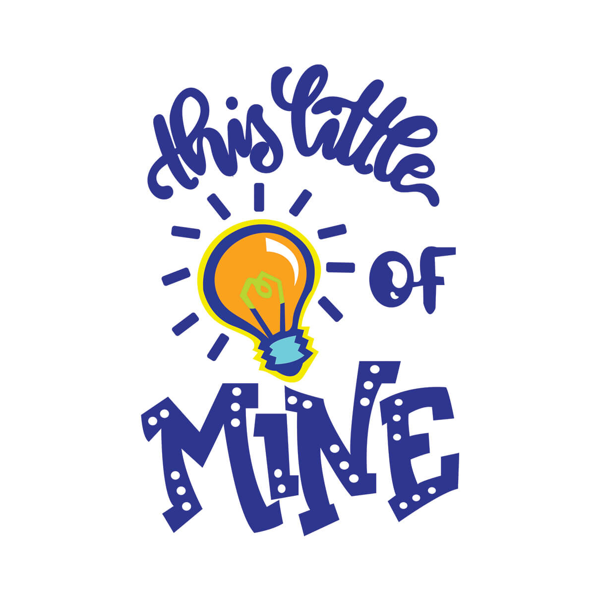 This Little Light Of Mine - DTF Transfer Ready To Press - Kids Size