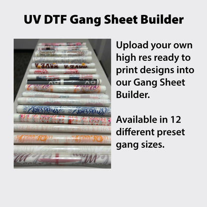 Premium UV 3D DTF Stickers New Gang Sheet Builder