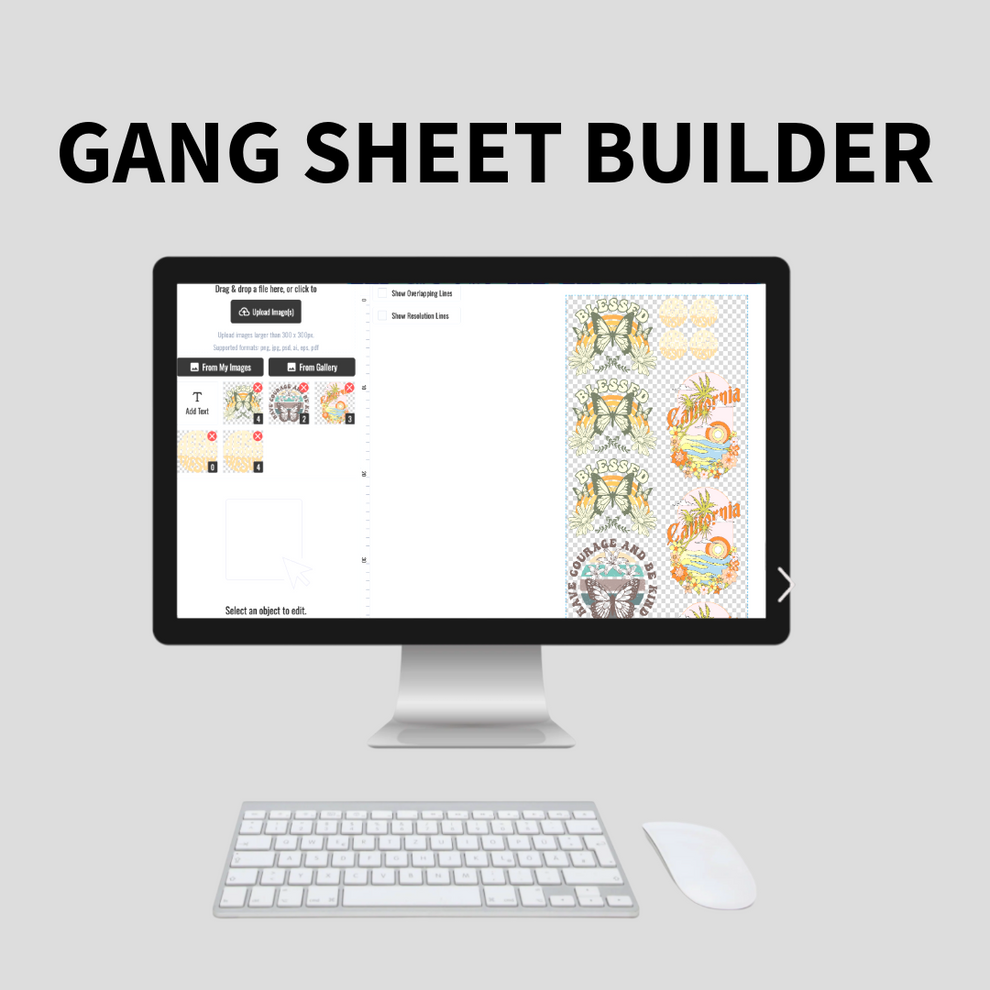 Premium Hot Peel DTF Gang Sheet Builder, Custom Direct to Film Printing ...