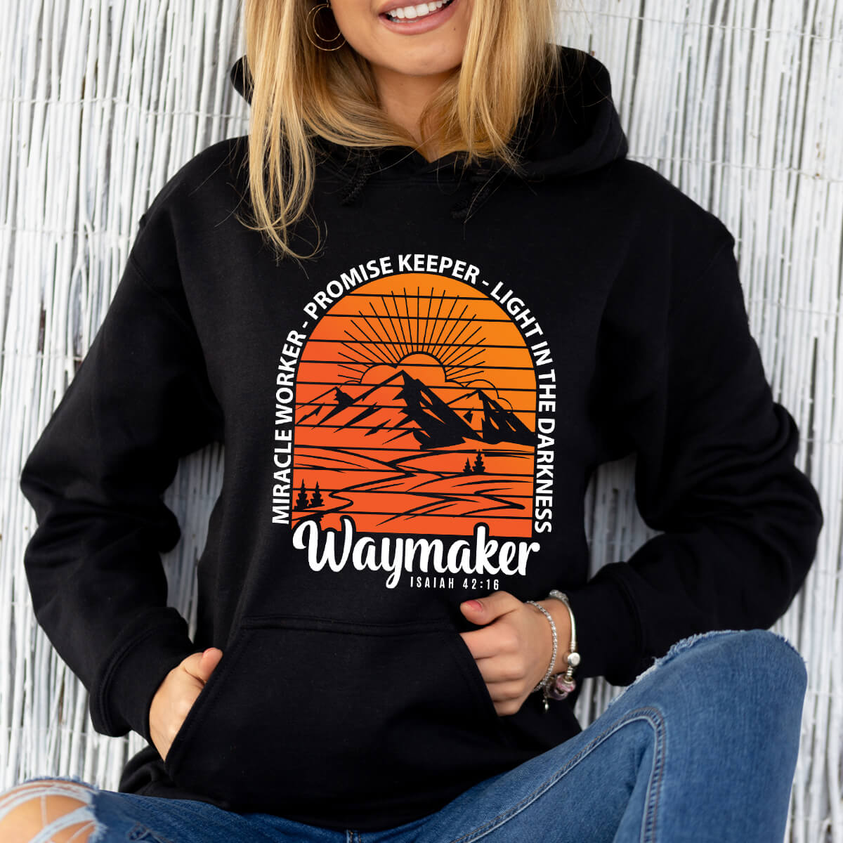 Iron On Shirts - Waymaker Miracle Worker Promise Keeper Design