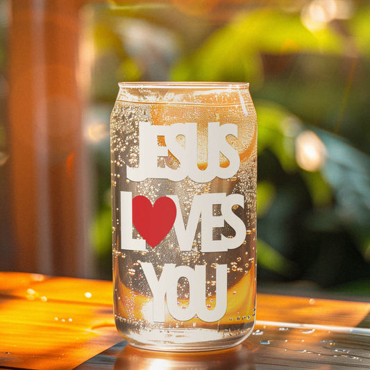 UV DTF Cup Wraps - Jesus Loves You